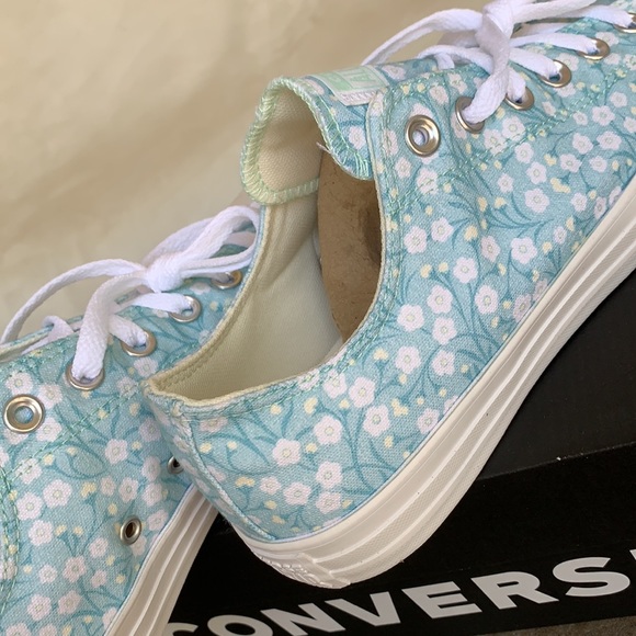 CONVERSE CTAS OX OCEAN MINT/WHITE/EGRET WMNS - Picture 11 of 13
